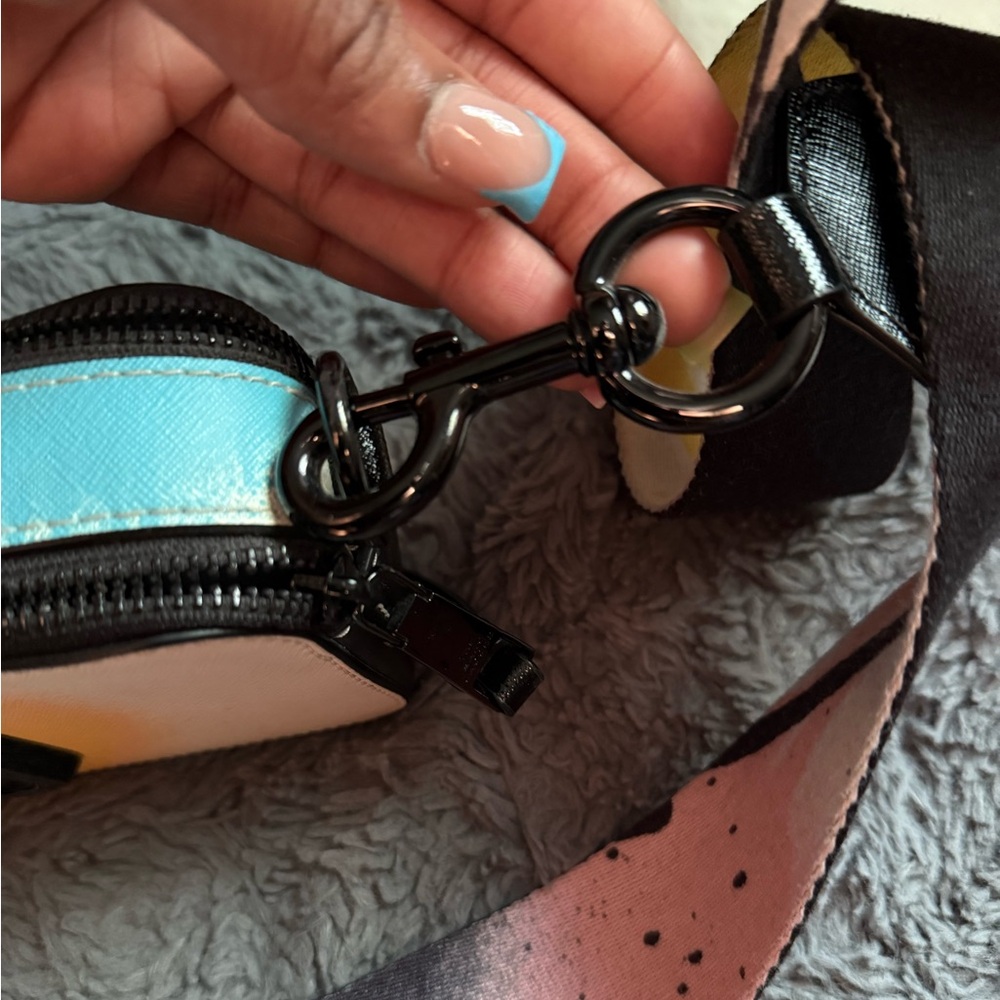 Marc Jacobs Pink and Yellow Crossbody Bag - Picture 3 of 10